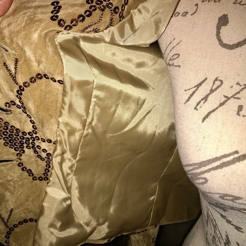 Bamboo Traders Sequin Brown Jacket - image 5